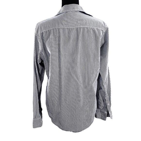 American Eagle Outfitters Stripe Button-up 100% Cotton Vintage Fit Top Size M - Picture 2 of 6